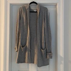 Grey cardigan